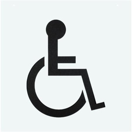 Hy Ko Products Hy Ko Products PLS-60 48 x 48 in. Plastic Reusable Handicapped Parking Lot Stencil 29069000608